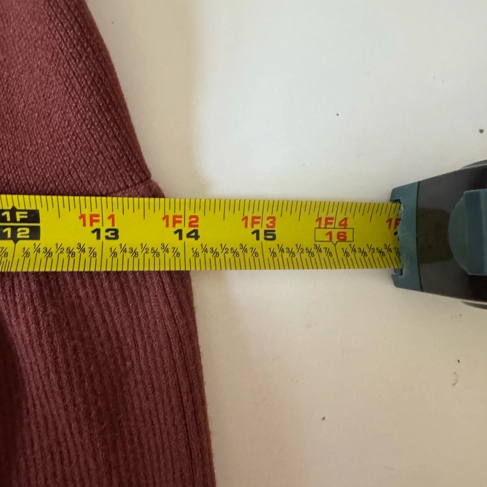 Free People Emilie Sweater Wide Leg Pants Medium In Rust - Picture 12 of 16